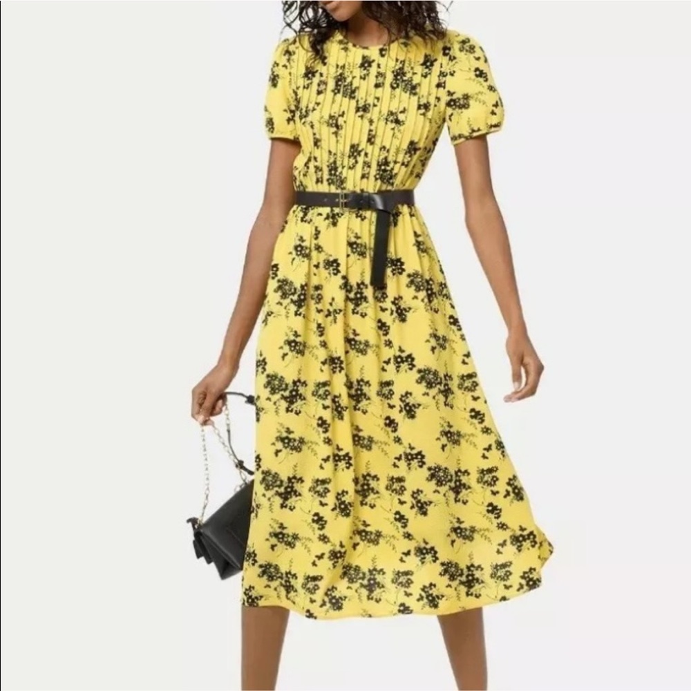 MICHAEL Michael Kors Botanical Midi Dress M